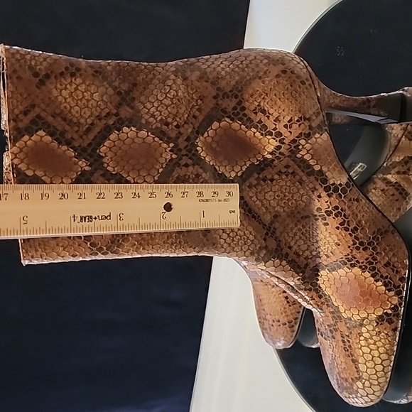 Free people | Brown Snakeskin Leather Kitty heel | size (39) - Picture 10 of 11
